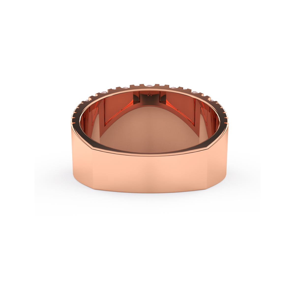 Vintage Diamond Wide Band Gift For Him